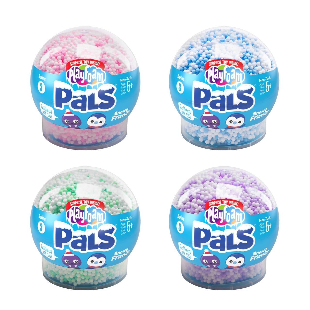 Educational Insights Series 3 Playfoam Pals Snowy Friends, 12ct.